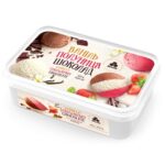 Мороженое "Ваниль-Клубника-Шоколад" ТМ Рудь 500г