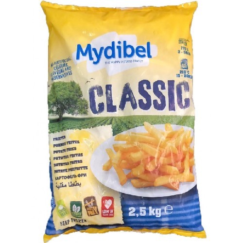 Картофель фри 9*9 ТМ Mydibel 2,5кг
