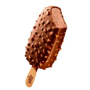 Мороженое на палочке "Пломбир шоколадный с лесным орехом"  ТМ Найси 80г
