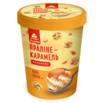 Мороженое в ведре “Пралине-карамель” ТМ Рудь 500г