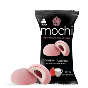 Mochi "Пломбир-Клубника" ТМ Рудь 50г