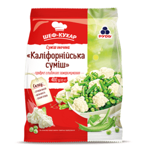 Овочева суміш "Каліфорнійська суміш" ТМ Рудь 400г
