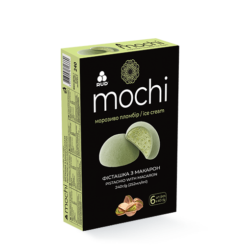 Mochi "Фісташка з макарунсами" ТМ Рудь 240г