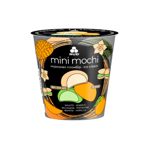 Mini Mochi мультипак "Ваніль" "Манго" "Фісташка" ТМ Рудь 180г - Зображення 1