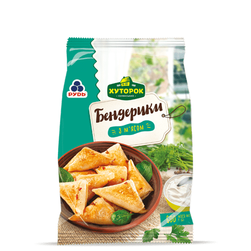 Бендерики з м'ясом ТМ Рудь 600г