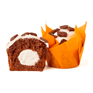 Мафін "Кукіс" із вершковою начинкою ТМ Muffin+Baker 80г 20шт