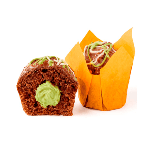 Мафін Дубай з фісташковою начинкою та кріспі покриттям ТМ Muffin+Baker 80г 20шт