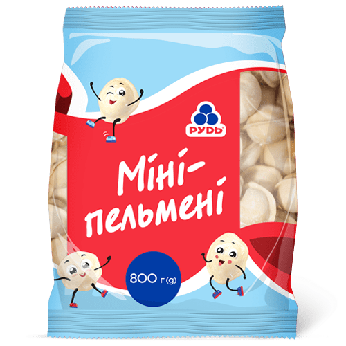 "Мініпельмені" ТМ Рудь 800г