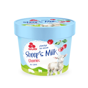 Морозиво у паперовому стаканчику "Sheep's Milk з Вишнею" ТМ Рудь 90г