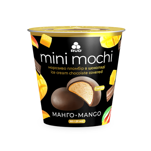 Mini Mochi «Манго»  в шоколаді ТМ Рудь 60г