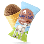 Морозиво у вафельному стаканчику "Sheep's Milk Шоколадний" ТМ Рудь 70г