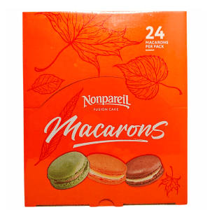 Пирожное Макаронс микс (фисташка, кокос, апельсин) флоу-пак ТМ Nonpareil 21.25г 24 шт