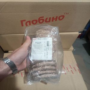Котлета для бургера яловичина традиційна високого ступеня готовності заморожена 85г ТМ Глобино