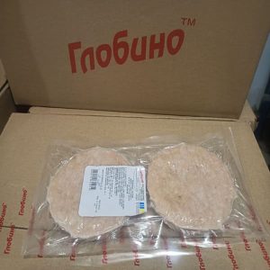 Котлета для бургера куряча високого ступеня готовності заморожена 100г ТМ Глобино - Зображення 2