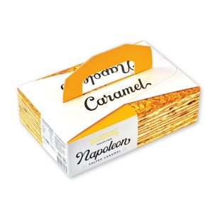 Торт "Наполеон з солоною карамеллю" ТМ Nonpareil 450г