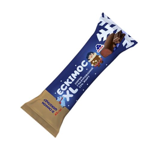 Сирок глазурований «Ескімос» 23% жиру зі смаком шоколаду XL ТМ Рудь 45г