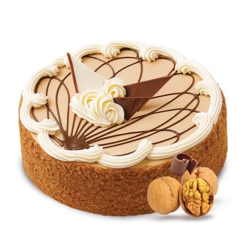 Торт "Жіночий каприз" Бісквітний з кремом заморожений ТМ Рудь 600г