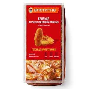 Крильця курячі в гірчично-медовому свіжомариновані ~1,2 кг ТМ Наша Ряба Крыльца куриные в горчично-медовом свежемаринованном ~1,2 кг ТМ Наша Ряба