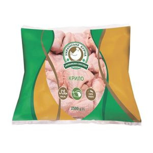 Крило куряче (плеч.частина) заморожене 2.5кг ТМ Ukrainian Chicken Крыло куриное (плеч.часть) замороженное 2.5кг ТМ Ukrainian Chicken