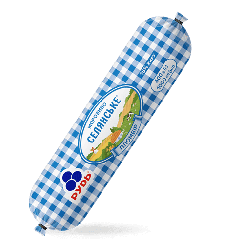Морозиво вагове "Селянське" ТМ Рудь 600г